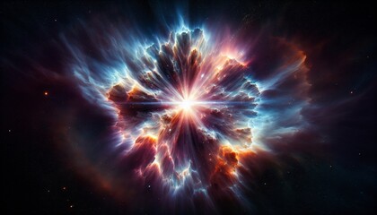 gamma ray burst in space