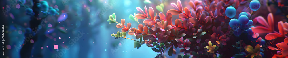 Poster interactive 3d backgrounds for innovative campaigns