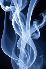Naklejka premium Enigmatic Abstract Smoke Art: Mystical and Intriguing Visuals