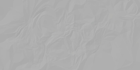 gray wrinkly backdrop paper background. panorama grunge wrinkly paper texture. gray crumpled and top view textures can be used for background of text or any contents.	