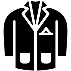 Coat vector icon illustration of Fashion Ecommerce iconset.