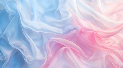 Obraz premium Pastel Gradient Abstract Wave Background with Soft Colors