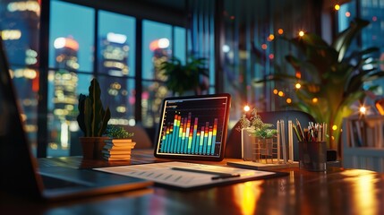 Futuristic Interface Displays Real Time Sentiment Analysis of Social Media Chatter on Market Trends