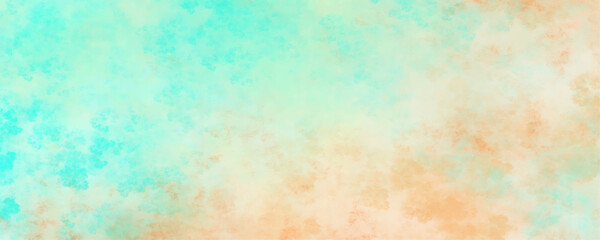 Abstract multicolor watercolor paper textured illustration with splashes. Light an hand drawn watercolor splashes with watercolor background. Colorful pastel with gradient multicolor toned background.