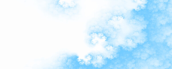 Abstract cloudy blue sky various natural clouds and smoke. Hand painted watercolor sky and clouds abstract watercolor background. Aquarelle painted textured canvas design