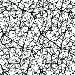 Hand drawn pattern of chaotic lines. Vector abstract design element. It can be used for a textile design