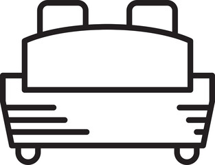 Bed Line Icon