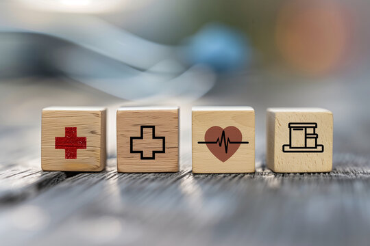 Healthcare Harmony Medical Symbol Stacking Accuracy and Consideration.ヘルスケア・ハーモニー 医療用シンボルスタッキングの精度と配慮。Generative AI	