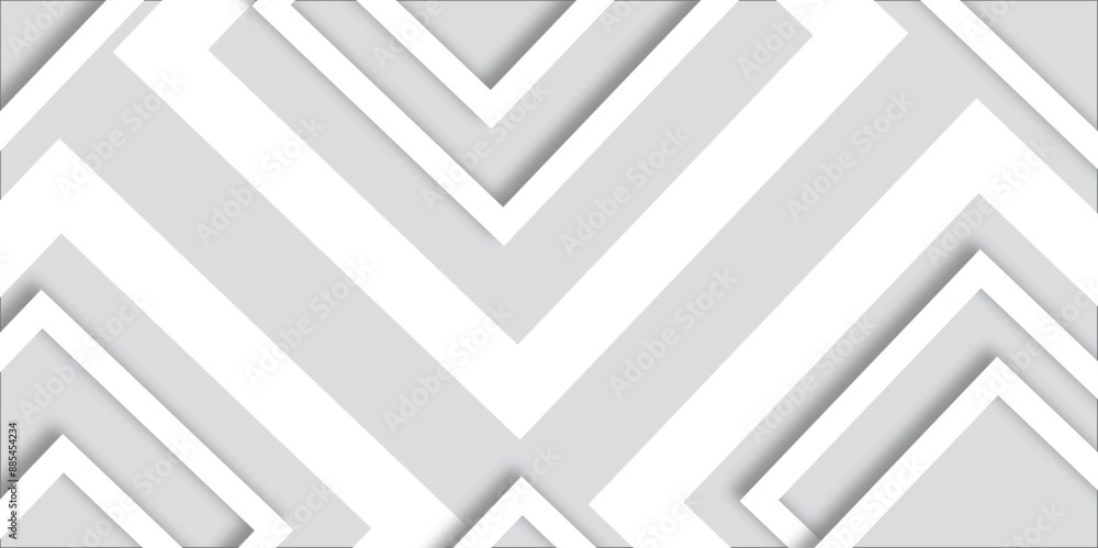 Poster white abstract geometric background with white paper sheets soars as abstract spaces with rectangles
