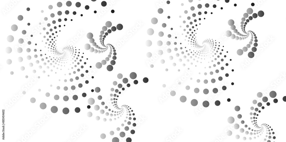 Poster abstract white geometric overlapping circle background with shadow. vector circles template vector d