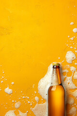 bottle of beer poster/oktoberfest/ web/banner/poster/flyer