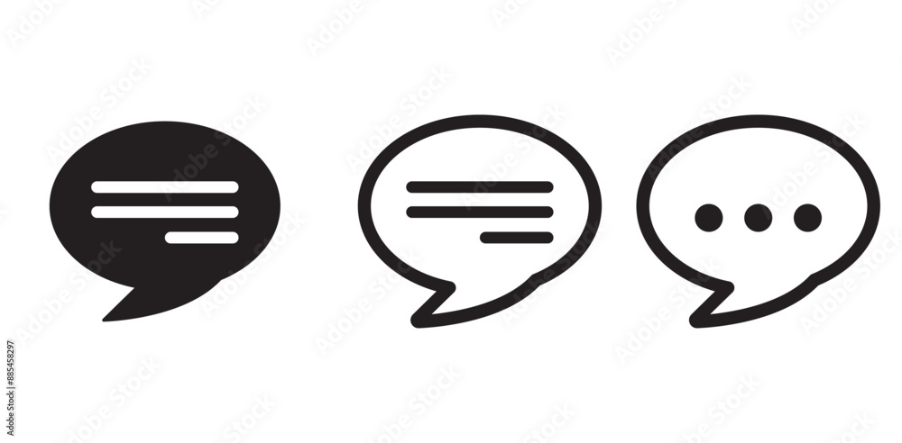 Poster comment icon speech bubble symbol chat message icons - talk message bubble chat icon. web vector ico