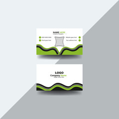 Simple and clean Print Template Flat living coral color Double sided Minimal style Design Identity Layout