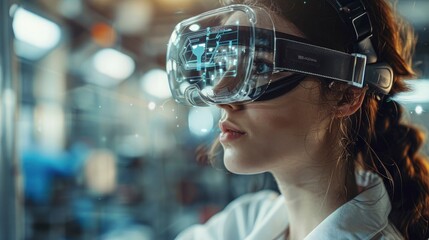 Virtual reality simulations powered by AI, offering immersive training environments for various industries