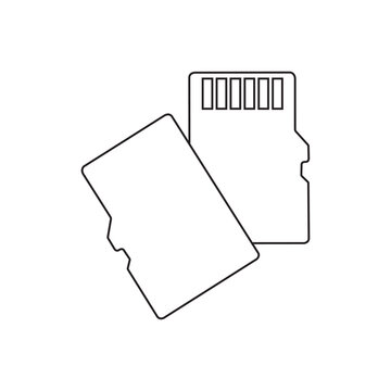 recommend clip art: SD card vector design