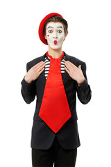 mime in suit