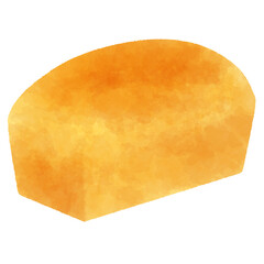 アメリカのパンのイラスト　Corn Bread（コーンブレッド）