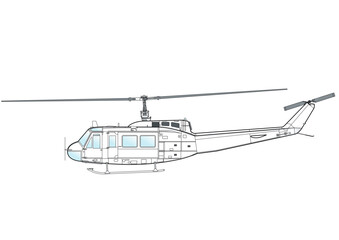 Amerikanischer Turbinen-Hubschrauber