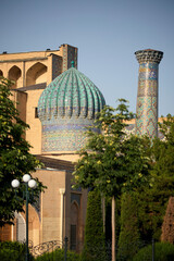 Registan Square in Samarkand, Uzbekistan. 
