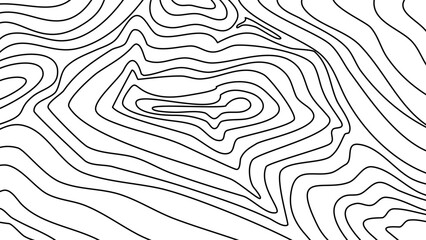 Topographic contour map grid background
