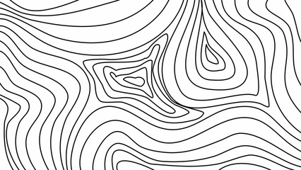 Topographic contour map grid background