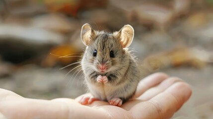 hamster in the hand