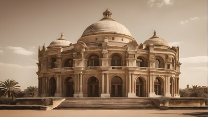 Fototapeta premium Historic building with classical architecture
