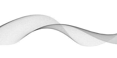 Modern abstract glowing wave background. Dynamic flowing wave lines design element. Futuristic...