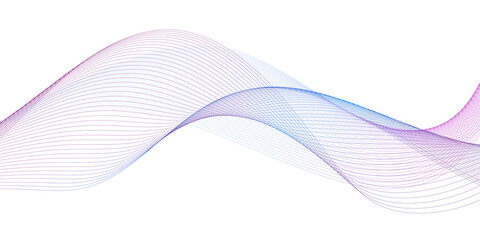 Modern abstract glowing wave background. Dynamic flowing wave lines design element. Futuristic...