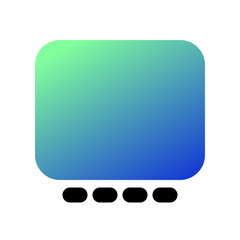 Editable vector gallery view icon. Part of a big icon set family. Perfect for web and app interfaces, presentations, infographics, etc