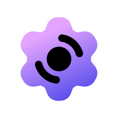 Editable vector gear cog setting icon. Part of a big icon set family. Perfect for web and app interfaces, presentations, infographics, etc