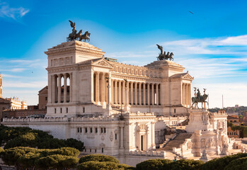 Naklejka premium Rome city, Italy. View from above
