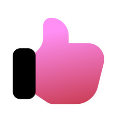 Editable vector like thumb reaction arrow icon. Part of a big icon set family. Perfect for web and app interfaces, presentations, infographics, etc