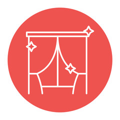 Cleaning Curtains Icon