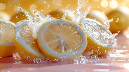 Lemon collision splash