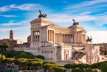 Rome city, Italy. View from above