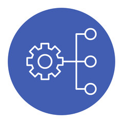 Obraz premium Streamlining Icon