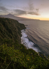 Paisaje de las Islas Canarias, Tenerife , España turismo