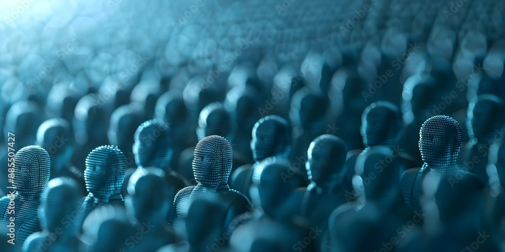 Poster securely exchange digital profiles in a personal data marketplace for privacy value. concept secure 