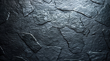 Wide angle view of a tantalum background dark and matte with a subtle sheen 