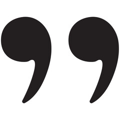 Quotes Icon Vector Illustration Simple