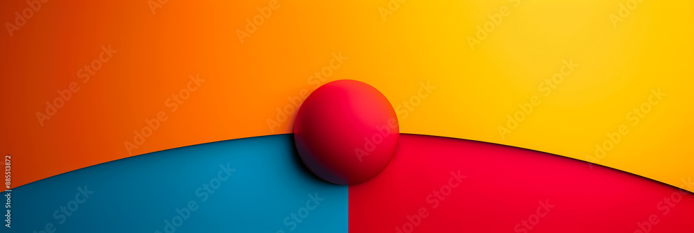 Poster gradient background from deep red to bright yellow vibrant and trendy dynamic blend