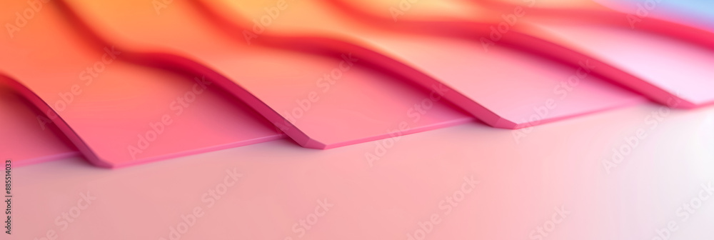 Poster gradient background from peach to light pink soft and trendy warm and inviting