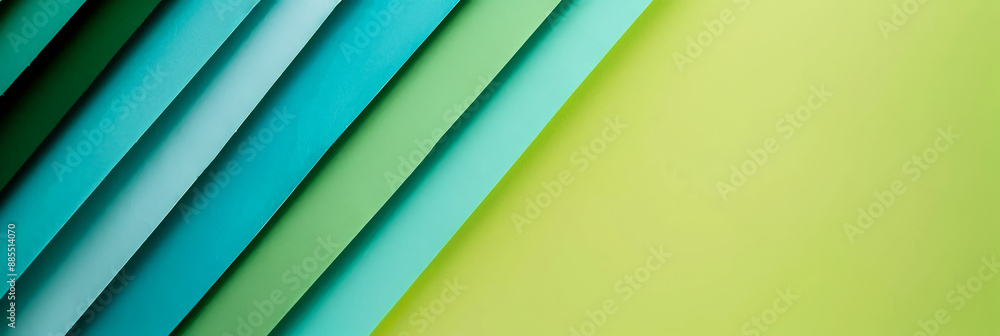 Poster gradient background transitioning from mint green to turquoise trendy and refreshing smooth blend