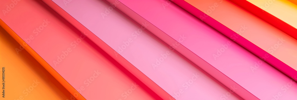 Poster gradient background transitioning from soft pink to vibrant orange smooth blend trendy and modern