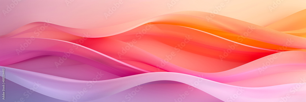Poster gradient background with soft tones from lavender to peach elegant and trendy smooth blend