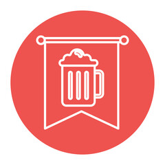 Oktoberfest Banner Icon