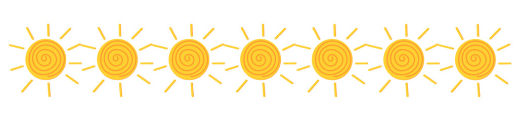 Cute Sun Border