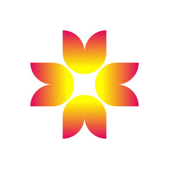 Web line modern logo design