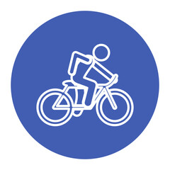 Fototapeta premium Motorcycle Adventure Icon